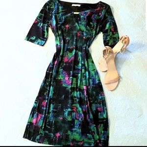 London Times multi color shift dress size 8